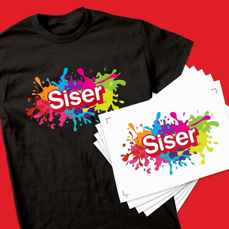 SISER EasyColor DTV 84 x 11 Sheets  Inkjet Printer Compatible Heat Transfer Vinyl 10 Sheets - Image 4