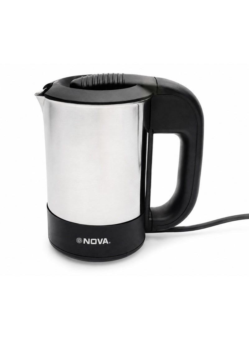 NOVA NK-1318TD Travel Electric Kettle, 0.5L, 1000W, Stainless Steel - Image 1