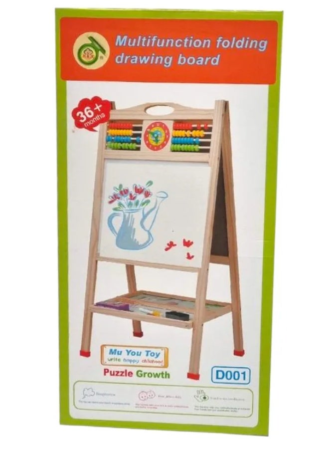 حديقة الألعاب لوحة رسم وكتابة للأطفال أداة تعليمية للأولاد والبنات لعبة أطفال قابلة لإعادة الاستخدام هدية مجموعة قلم ووممحاة - Image 1