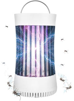 Rechargeable UV Mosquito Zapper Lamp, Portable USB Bug Trap for Home, Garden, and Summer Trips - Effective Insect Killer with No Batteries Needed.