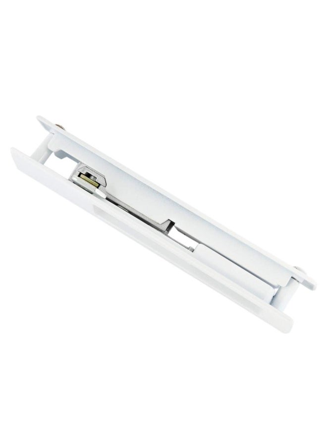 ROBUSTLINE - Aluminium Sliding Door Lock Double Face Sliding Without Key - White - Image 1