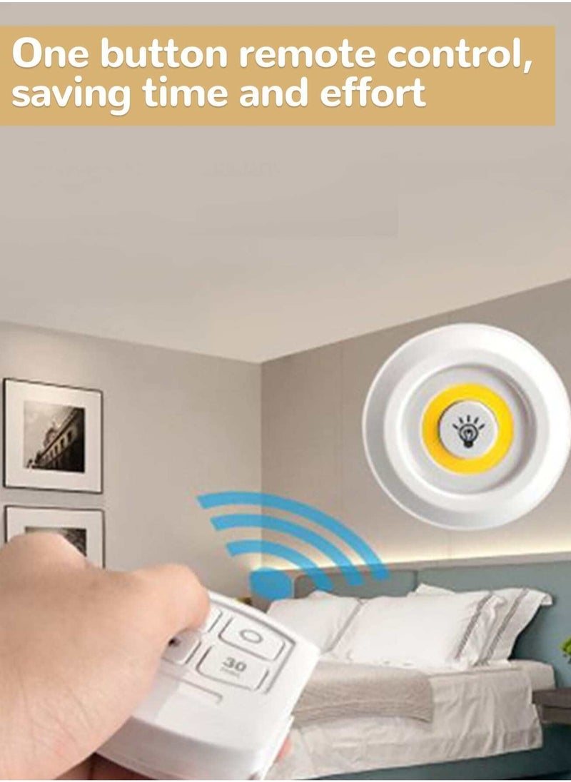 PRIMO PLUS 3-Piece Wireless Remote Controlled Under Cabinet LED Lights White  - Image 2