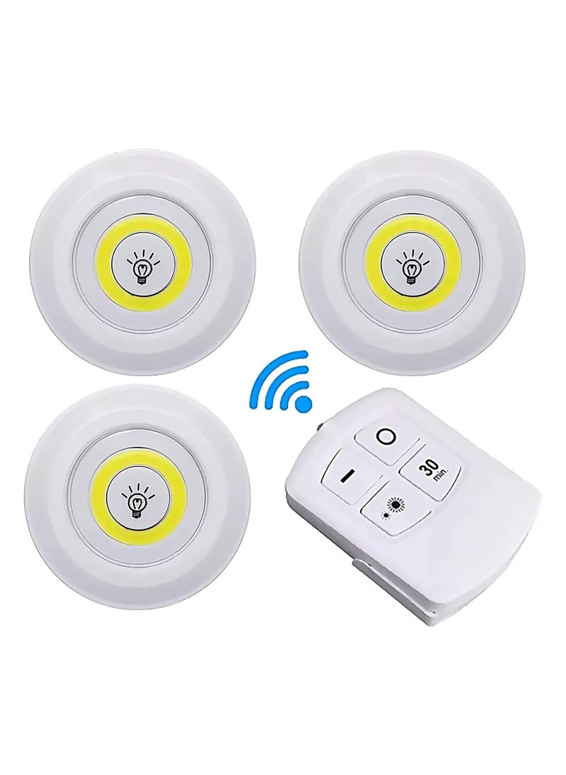 PRIMO PLUS 3-Piece Wireless Remote Controlled Under Cabinet LED Lights White  - Image 5