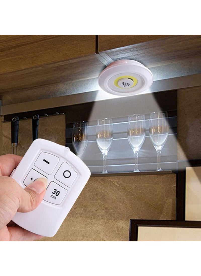 PRIMO PLUS 3-Piece Wireless Remote Controlled Under Cabinet LED Lights White  - Image 4