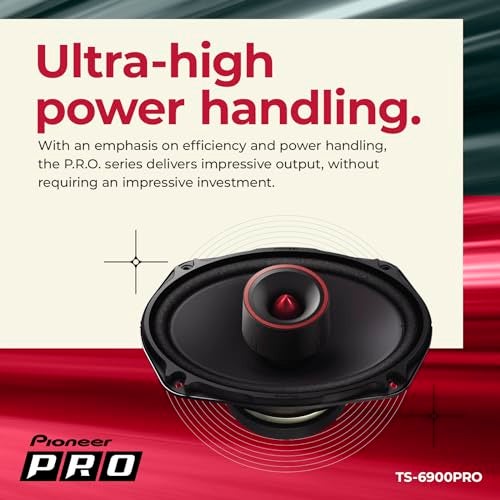 Pioneer TS-6900PRO, 2-Way Car Audio Speakers, Full Range, Clear Sound Quality, Easy Installation and Enhanced Bass Response, 6” x 9” Speakers - Image 3