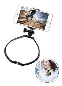 Neck Holder Lazy Neck Holder Stand Universal Neck Hanging Holder Smart Phone Self-timer Tool Adjustable 4-6 inch Bracket Compatible with iPhone