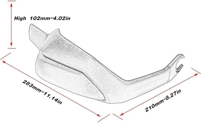 Vuzmode Motorcycle Handguard Shield for X-ADV 750 - Image 2