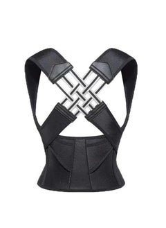 Sakulight Adjustable Posture Corrector Belt for Men & Women - Breathable Back Support Brace with Spinal Alignment, Gym & Office Use(L)  - Image 1