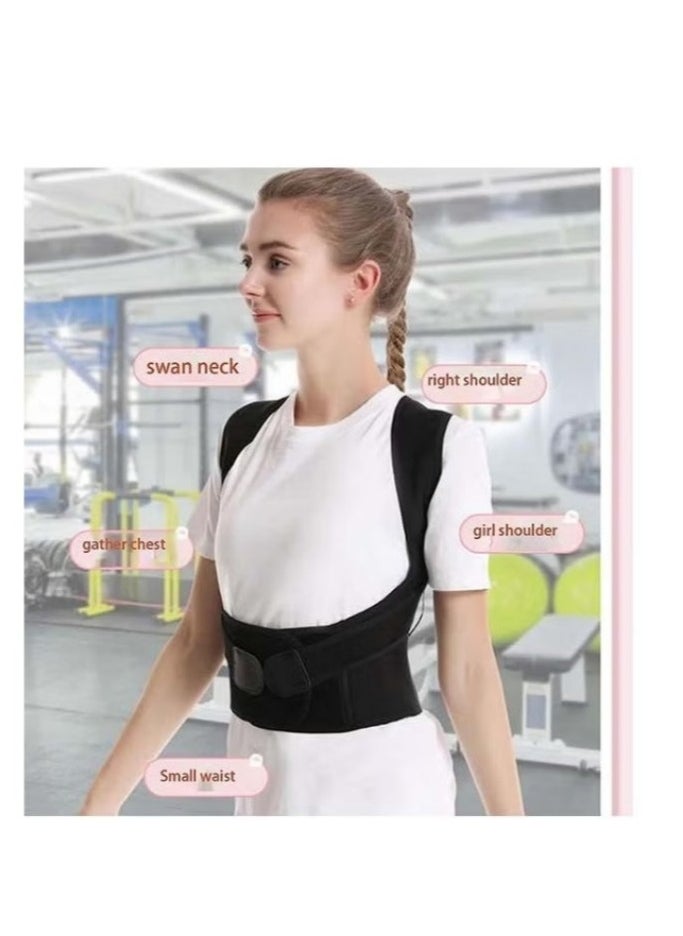 Sakulight Adjustable Posture Corrector Belt for Men & Women - Breathable Back Support Brace with Spinal Alignment, Gym & Office Use(L)  - Image 5