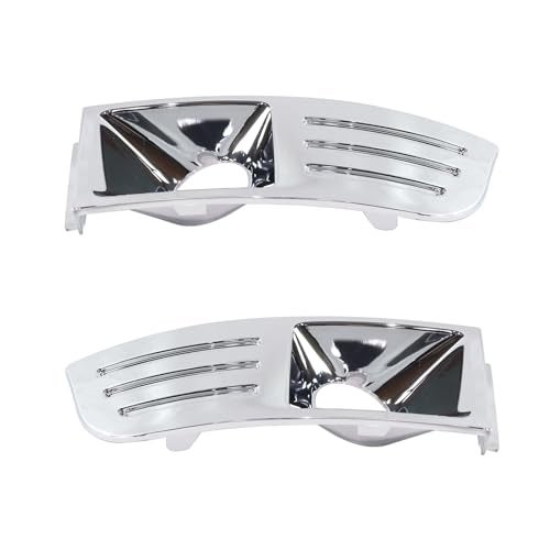 LAFORMO Pair(2) Fog Light Trim Set Left And Right Chrome Compatible With 2009 2010 2011 2012 F-ord Flex 3.5L V6,Replacement For 8A8Z17E810B, FO2599105, 8A8Z17E811B, FO2598105 - Image 5