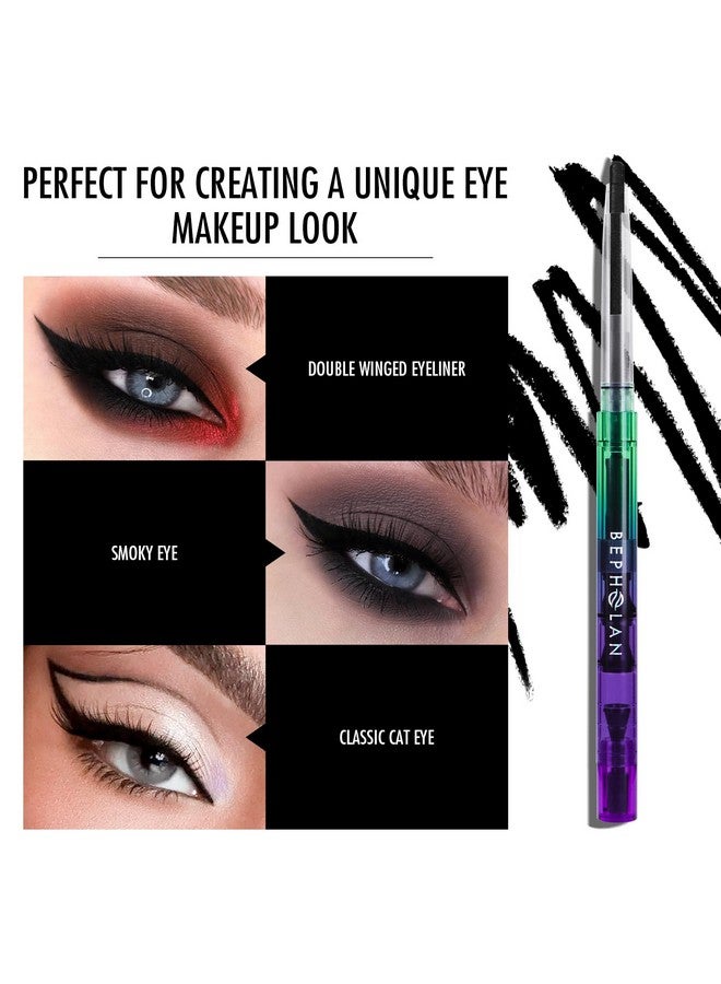 BEPHOLAN Black Eyeliner Pencils,Waterproof Gel Eyeliner Pencil Black Waterline Eye Liner Pen for Women Waterproof Smudge Proof Long-lasting (BLACK) - Image 4