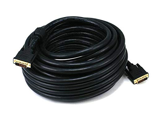 Monoprice 50ft 24AWG CL2 Dual Link DVID Cable Black - Image 1