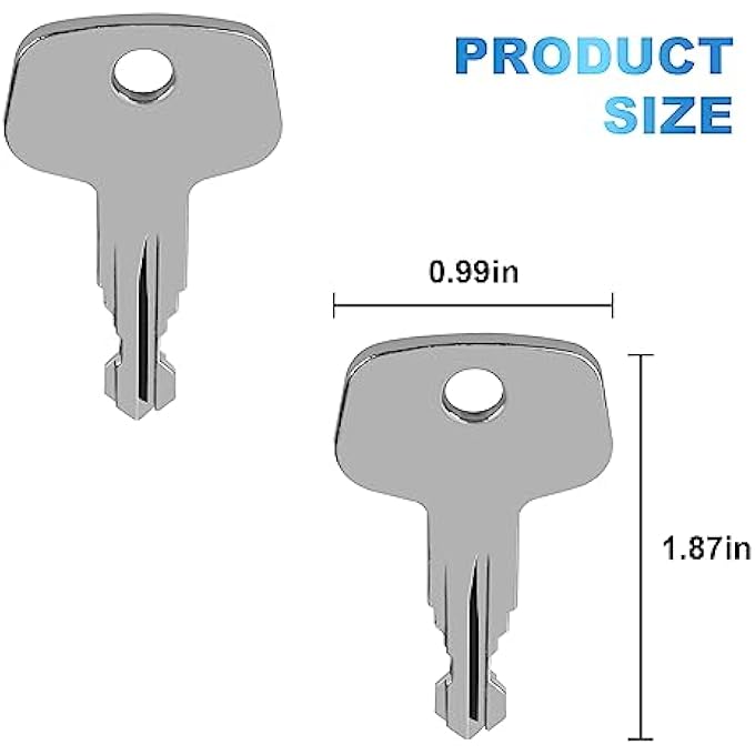 rayihni Car roof Rack Key Replacement, Key Replacement for roof Racks, Carrier Racks. for Thule Automotive Luggage Rack Keys for Roof Racks, Cargo Boxes, Carrier Racks, Crossbars (Code N205 only) (Pack of 2) - Image 3