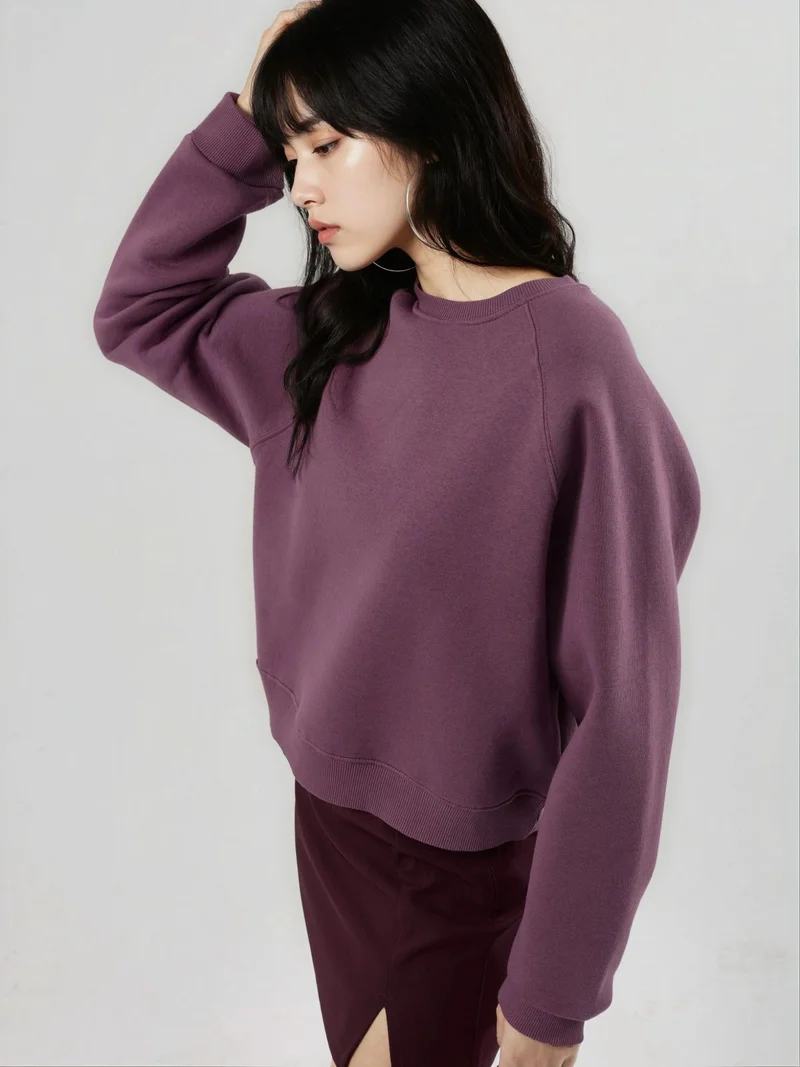 Busem BUSEM Crew Neck Long Sleeve Knitted Sweatshirt