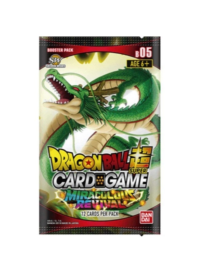 Bandai Dragon Ball Super Collectible Card Game Miraculous Revival Series 5 Booster Pack