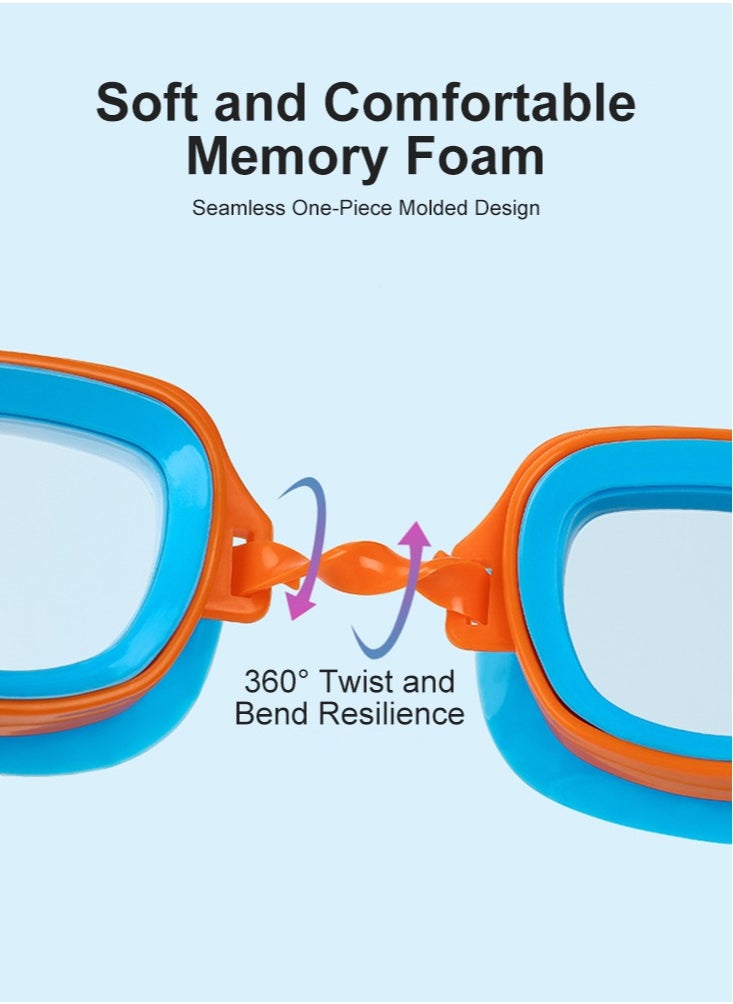 Perfii Snorkel Goggles with UV Protection, Silicone Seal, and Anti-Fog Design Ideal for Swimming, Diving, and Snorkeling  - Image 4