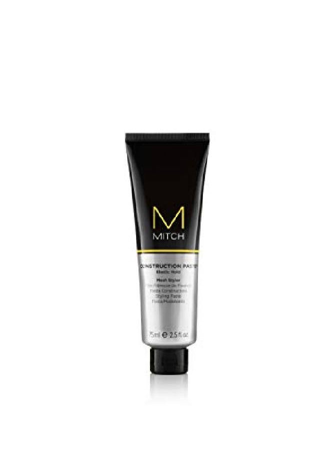 Mitch Mitchell Mitch Construction Paste For Men, Flexible Hold, Crunchfree, Flakefree Finish, For All Hair Types + Short To Medium Hair  - Image 2
