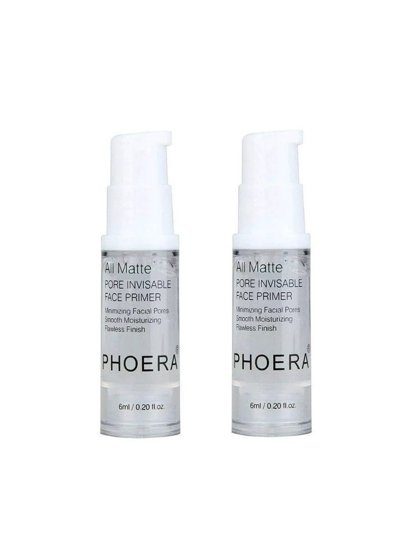 Phoera - All Matte Pore Invisible Face Primer 18ML 2 Pack - Image 1