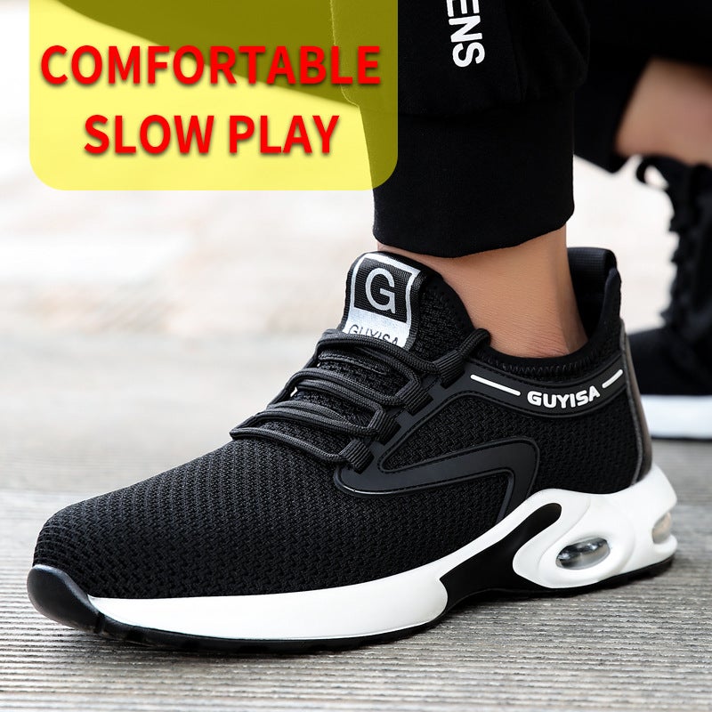 Men's Steel Toe Safety Shoes – Lightweight Anti-Smash, Anti-Puncture Work Footwear - Image 4