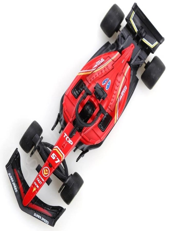 PLUSPOINT Formula 1 Racing Die cast Metal Cars for Kids Pull Back F1 Car Simulation Scale Model High-Speed Racing Vehicles Collectible Car Toys for Boys Age 3 Years & Up - Image 2