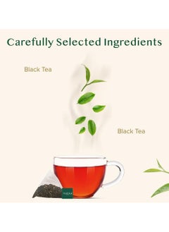 VAHDAM Organic English Breakfast Black Tea Bags 15 Count High Caffeine Strong and Robust Coffee Replacement Individually Wrapped  - Image 2