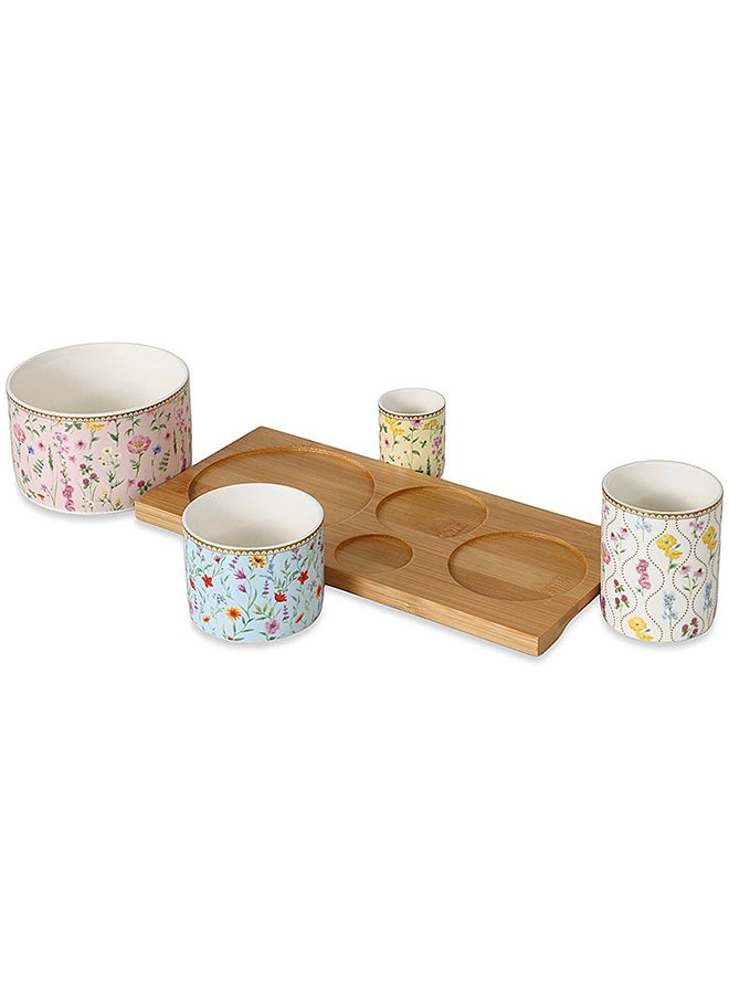 Meadow 4-Piece Appetizer Set with Tray, Multicolour - pzsku/ZE86A51C3B25209B5892AZ/45/_/1715799665/839d8b92-b853-47e7-a00c-c2a5c2e67591