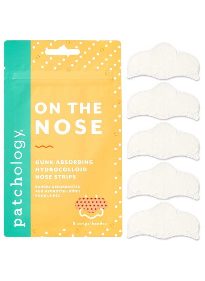 Patchology Acne Nose Strips On The Nose Hydrocolloid Acne Patches Are Gentle On Skin Absorb Gunk And Help Extract Dirt From Clogged Pores. Get Clearer Skin By Removing Zits And Pimples (5 Ct)  - Image 1