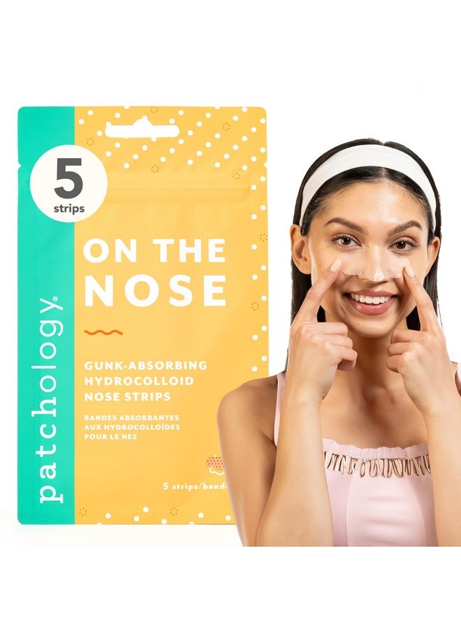 Patchology Acne Nose Strips On The Nose Hydrocolloid Acne Patches Are Gentle On Skin Absorb Gunk And Help Extract Dirt From Clogged Pores. Get Clearer Skin By Removing Zits And Pimples (5 Ct)  - Image 2