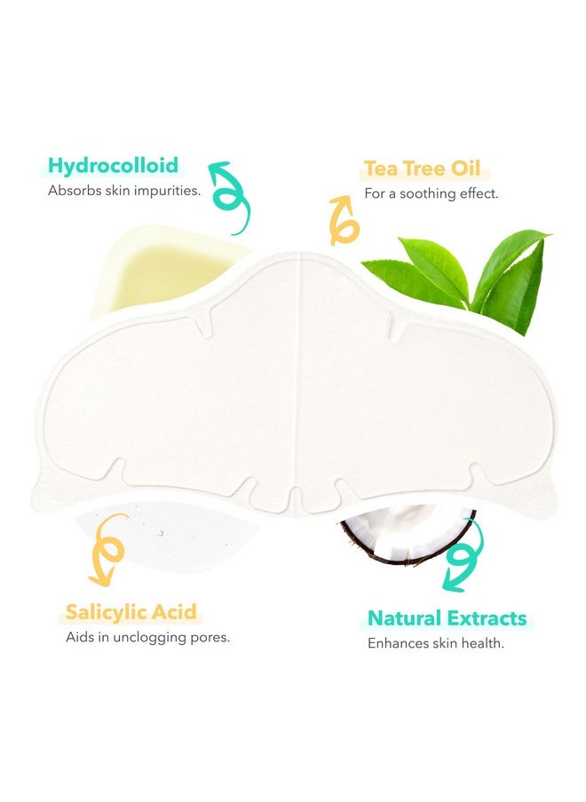 Patchology Acne Nose Strips On The Nose Hydrocolloid Acne Patches Are Gentle On Skin Absorb Gunk And Help Extract Dirt From Clogged Pores. Get Clearer Skin By Removing Zits And Pimples (5 Ct)  - Image 4