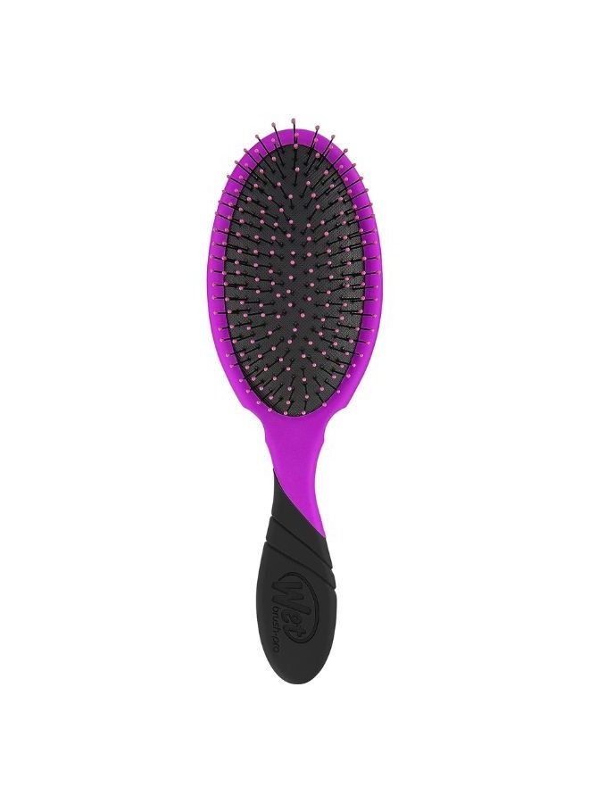 Wet Brush Hair Brush Pro Detangler Purple, Heat Resistant, Heatflex Bristles, Extension, Wig Friendly, Gentle Brushing, Minimize Pain, Breakage, Split Ends, Effortless Knot, Gentler Grooming - Image 1