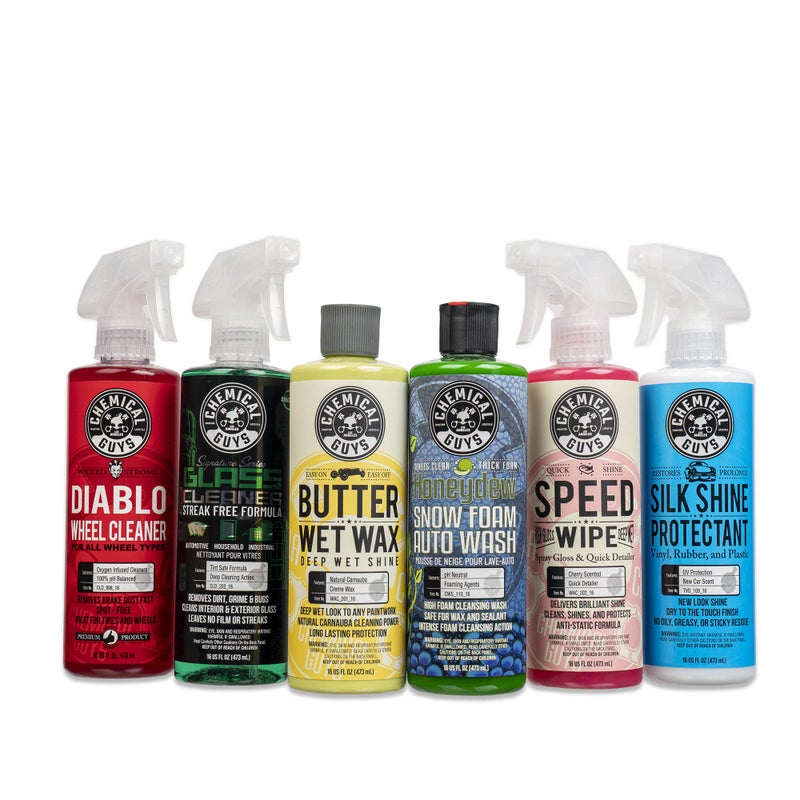 Chemical Guys HOL126REF Arsenal Builder Car Wash Foam Blaster Car Care Cleaning Chemical Refill Kit 616 fl oz Products Great for Cars Trucks SUVs Motorcycles RVs Jeeps  More