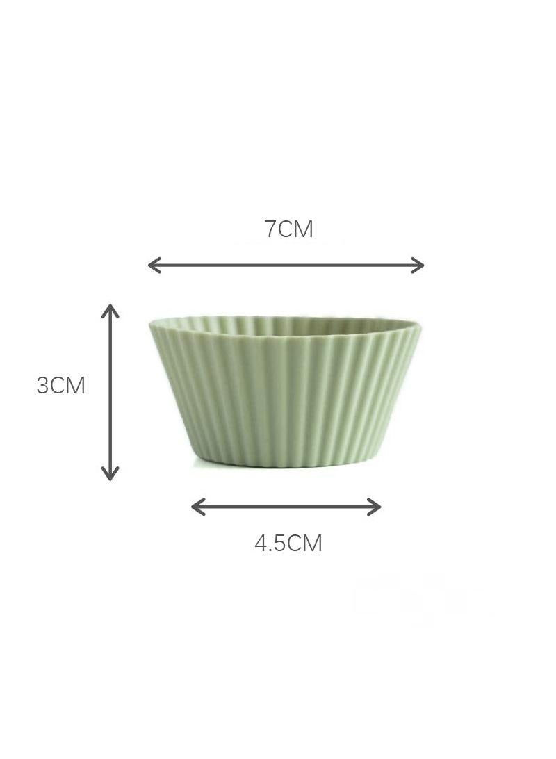 24pcs baking tool high-temperature resistant silicone cake mold Mafen cup cake mold - Image 3