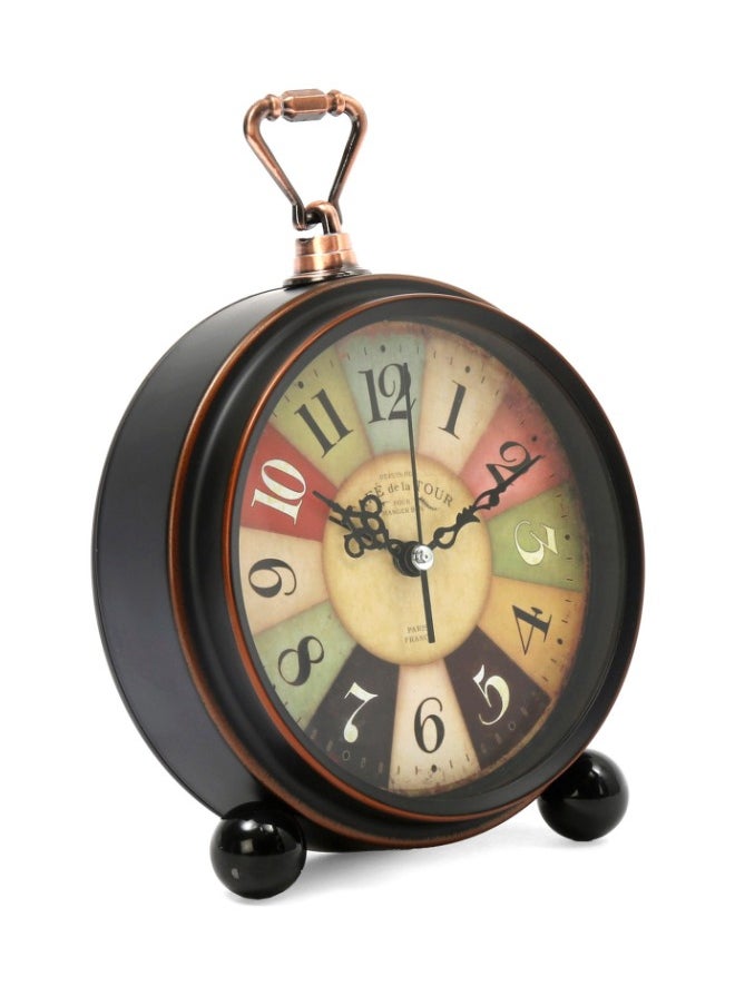DRAMA HOME - Desk Alarm Clock Battery Operated Loud Nightlight Alarm Clock (Tuscan Style) - Image 1