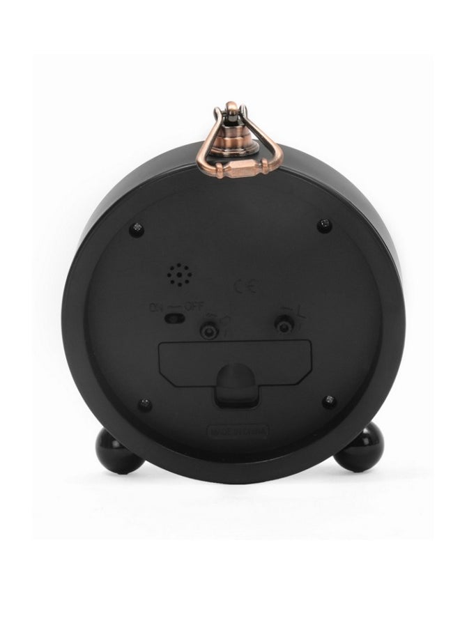 DRAMA HOME - Desk Alarm Clock Battery Operated Loud Nightlight Alarm Clock (Tuscan Style) - Image 1