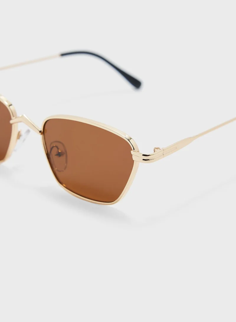 Seventy Five Casual Square Len Sunglasses