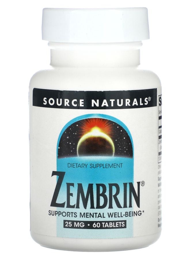 Source Naturals Zembrin 25 mg 60 Tablets