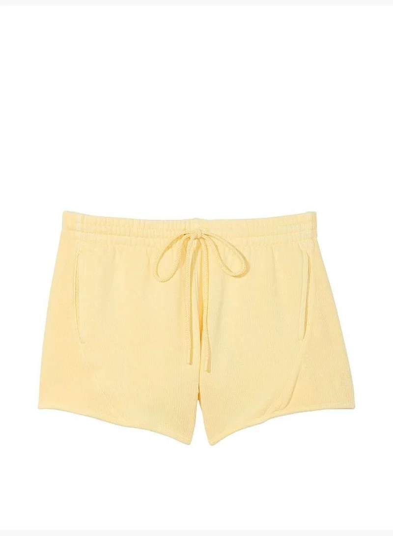 PINK Ivy Fleece Curved Hem Shorts
