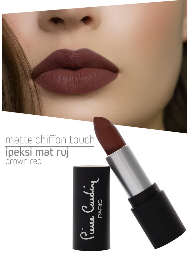 Pierre Cardin Paris Matte Chiffon Touch Lipstick 4g - Image 2