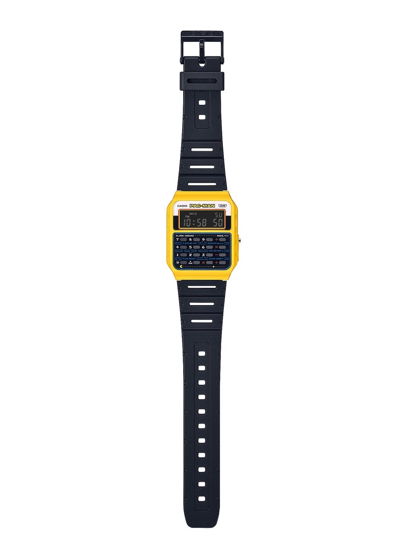 CASIO - Calculator Pac Man Edition Digital Resin Band Watch CA-53WPC-1B - Image 1
