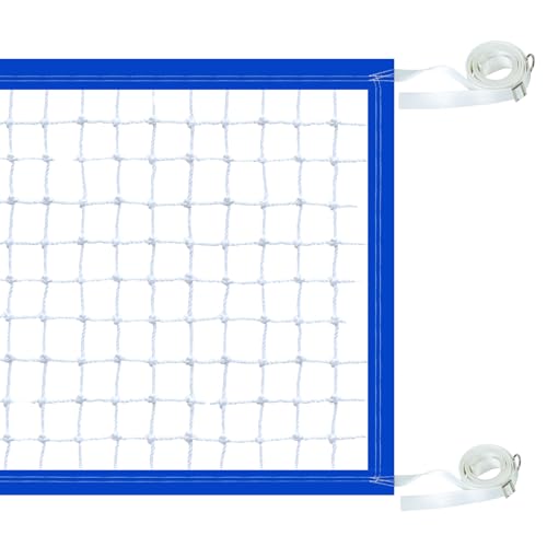 WUBOECE Pool Volleyball Net Replacement 15X3 Ft Extended Length 15Ft-26Ft Adjustable with Heavy Duty Steel Buckle Upgraded Waterproof & Durable Nylon Straps for Swimming (Net Only) - Image 1