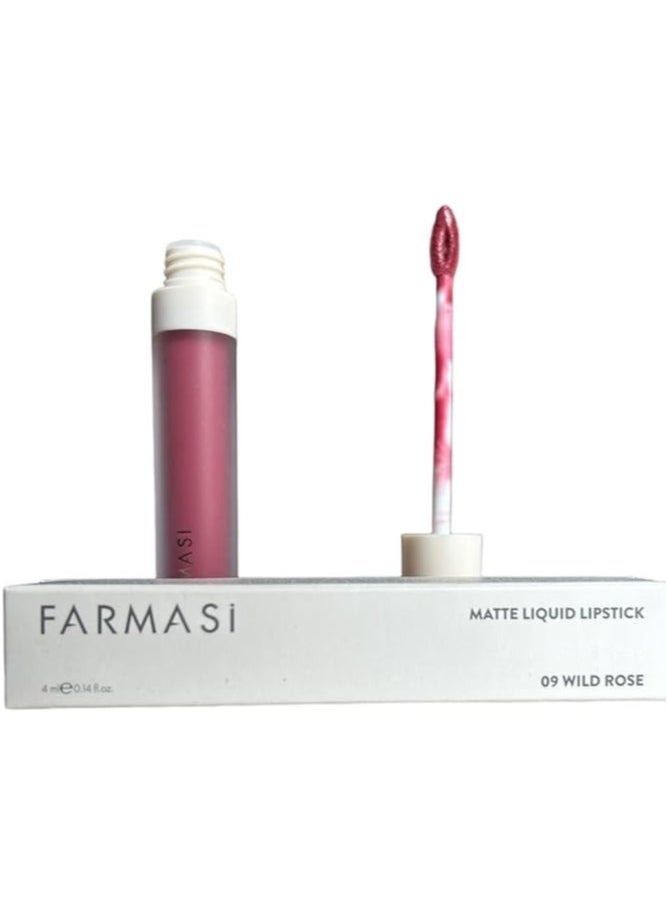 FARMASI - FARMASi Make Up Matte Liquid Lipstick, Long-Lasting and Waterproof Liquid Lipstick, Lightweight and High Impact, 0.14 fl.oz (10 NUDE ESSENCE) - Image 1