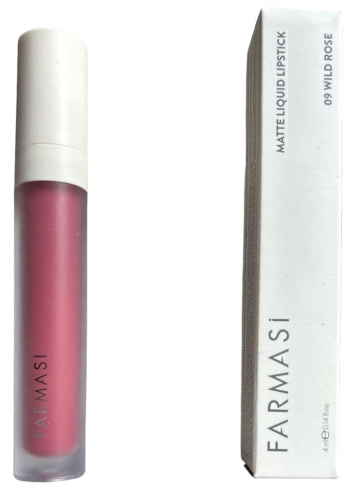 FARMASI - FARMASi Make Up Matte Liquid Lipstick, Long-Lasting and Waterproof Liquid Lipstick, Lightweight and High Impact, 0.14 fl.oz (10 NUDE ESSENCE) - Image 1