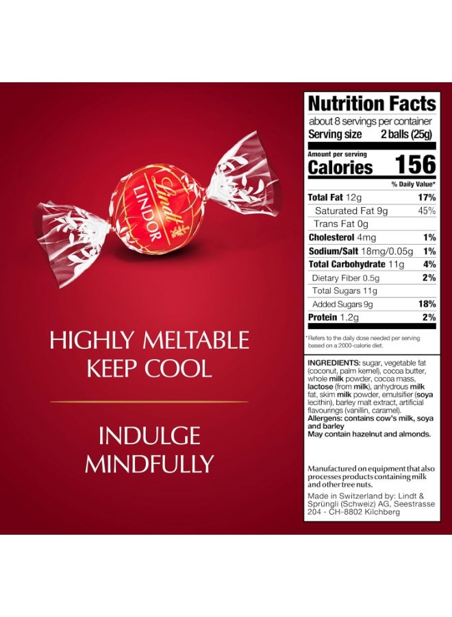 Lindt Lindor Milk Chocolate 200grams - Image 2