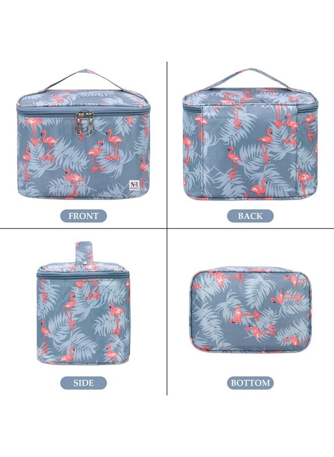 NFI essentials NFI essentials Printed Cosmetic Organizer Bag, Makeup Bag for Women Toiletry Bag Makeup Organizer Make up Kit Travel Pouch Vanity Bag Pouch for Girls  - Image 2