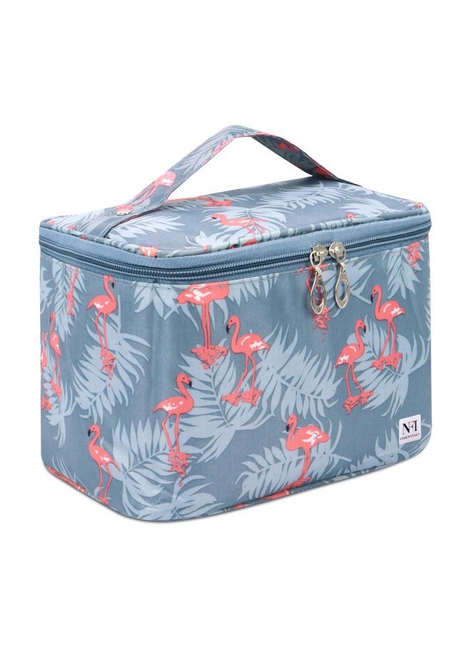 NFI essentials NFI essentials Printed Cosmetic Organizer Bag, Makeup Bag for Women Toiletry Bag Makeup Organizer Make up Kit Travel Pouch Vanity Bag Pouch for Girls  - Image 1