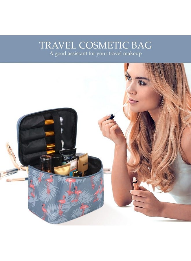 NFI essentials NFI essentials Printed Cosmetic Organizer Bag, Makeup Bag for Women Toiletry Bag Makeup Organizer Make up Kit Travel Pouch Vanity Bag Pouch for Girls  - Image 5
