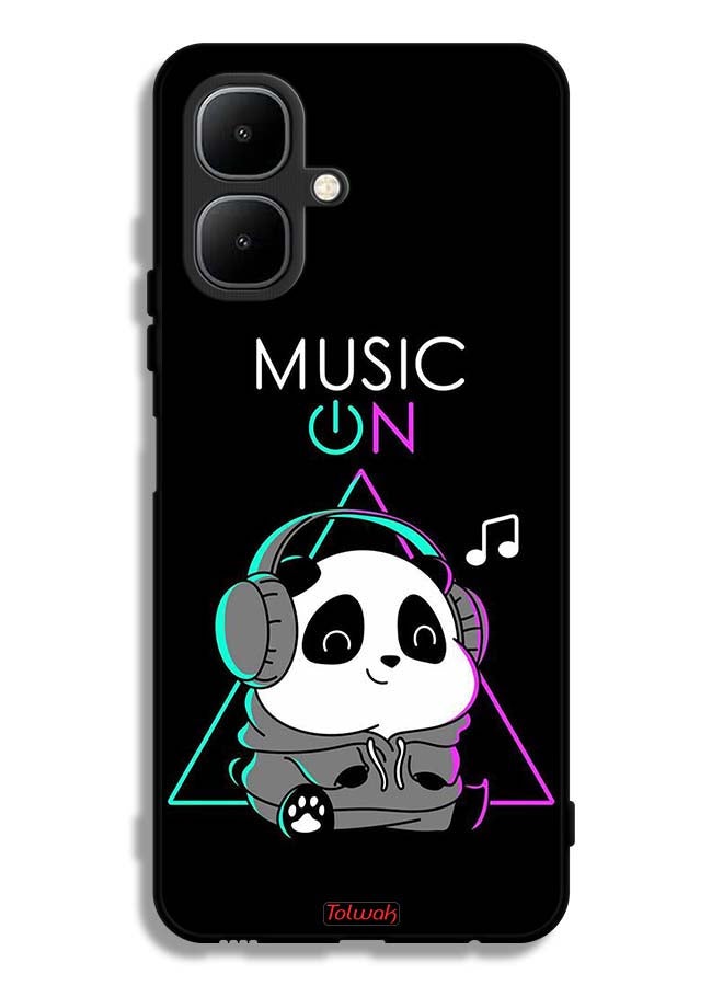 Tolwak Infinix Smart 10 Protective Case Cover Music On Panda