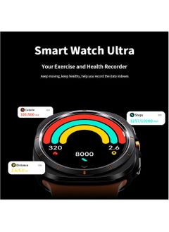 Generic For Samsung Galaxy Watch 7 Ultra GPS NFC Compass Smart Watch Outdoor Sport Man AMOLED 466*466 Galaxy Watch 6 Upgraded Smartwatch(Black)  - Image 2