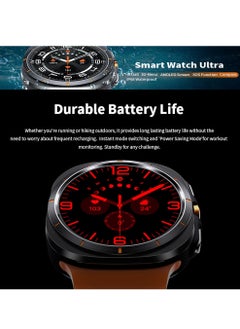 Generic For Samsung Galaxy Watch 7 Ultra GPS NFC Compass Smart Watch Outdoor Sport Man AMOLED 466*466 Galaxy Watch 6 Upgraded Smartwatch(Black)  - Image 5