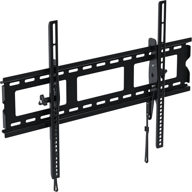 Sanus حامل تلفاز جداري مائل منخفض عالمي للشاشات من 37" إلى 80" LED وLCD وPlasma، يقضي على الوهج مع 10º من الميل وتعديلات ما بعد التركيب - تركيب ثلاثي الخطوات - معتمد للسلامة - MLT14-B1 - Image 1